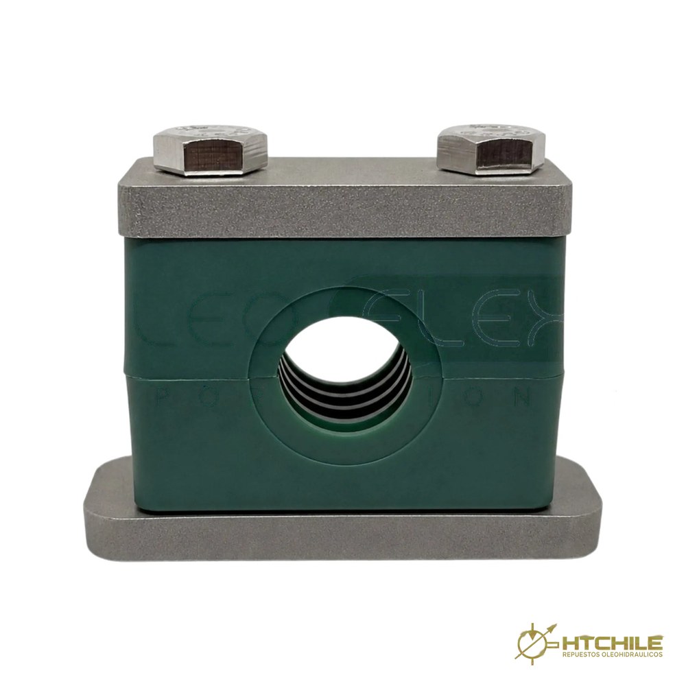 Abrazadera Tubo Hidráulico Simple Serie Pesada — HidraTec Chile