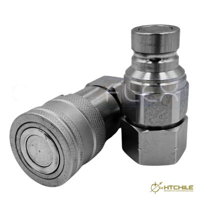 ACOPLE RAPIDO HIDRAULICO CARA PLANA 3/4 NPT — HidraTec Chile