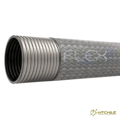 Manguera Anaconda Corrugada SS304L — HidraTec Chile