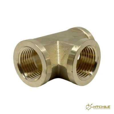 Tee Bronce NPT — HidraTec Chile