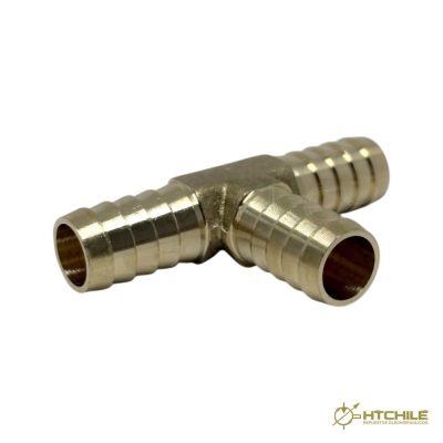 Tee Espiga para Manguera Bronce — HidraTec Chile