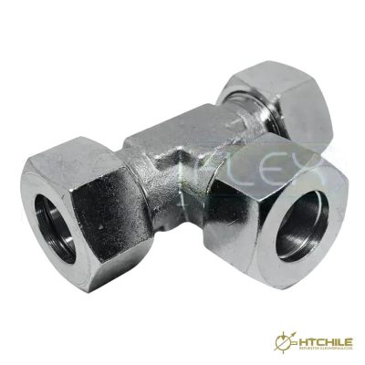 Tee Unión Tubo a Tubo TIA — DIN 2353 — HidraTec Chile