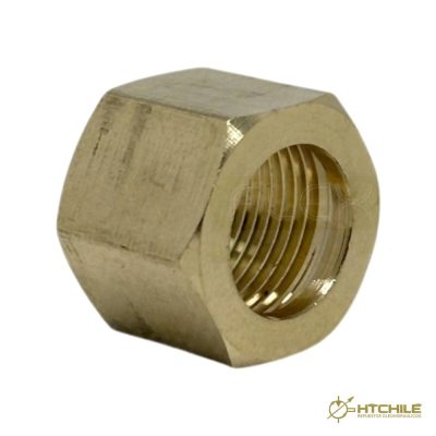 Tuerca de Compresión Bronce — HidraTec Chile