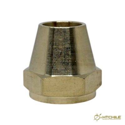 Tuerca Flare (Embudo) Bronce — HidraTec Chile