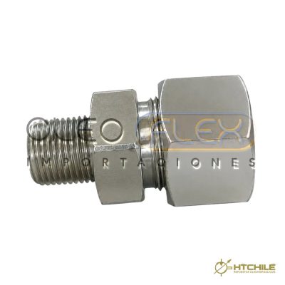 Conexión Tubo a Hilo Macho NPT UMA — DIN 2353 — HidraTec Chile